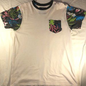 Van's Floral Pocket & Sleeve T-Shirt